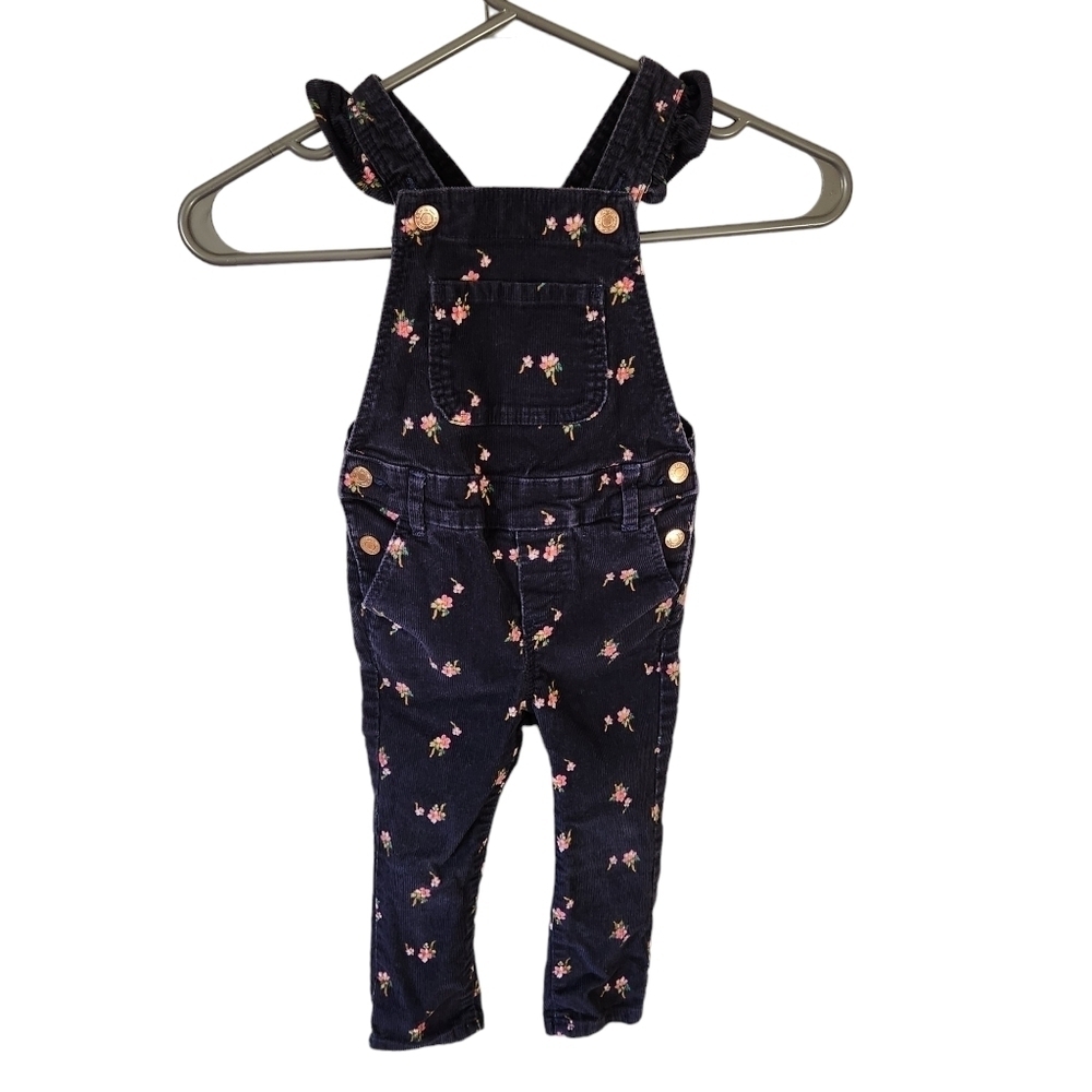 Gap Denim full length overalls, size 2